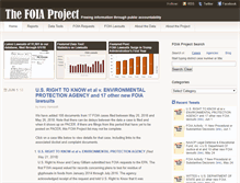 Tablet Screenshot of foiaproject.org